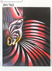 Картина Зебра Красная 40*50см