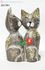 Кошечки Пара Романтика 11*16см серое дерево/1шт