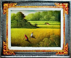 Картина Пейзаж 53*42см рама асс масло_тк/60шт