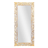 Рама резная для зеркала Ренессанс 93х200 см inside 63х172 см белое золото