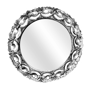 Рама резная для зеркала Верона 70х70 см inside 50х50 см Antic Silver