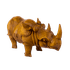 Носорог 26х14 см резьба коричневый суар