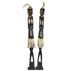 Аборигены Пара 100 см скрещенные ноги и руки черные албезия