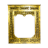 Рама резная для зеркала Арабика 99х125х4см баг17см Gold antik