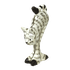 Миниатюра Кот 18 см белый черные полоски албезия