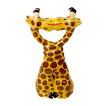 Миниатюра Жирафы влюбленные 20 см албезия