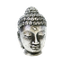 Голова Будды 8х13 см античное серебро