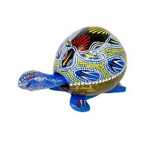Черепашка 12 см качающая голова Черепашка синяя австралийская мозаика в ассортименте кокос