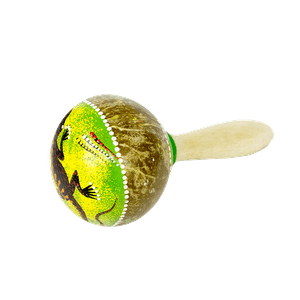 Маракас 22 см Геккон зеленая австралийская мозаика в ассортименте кокос