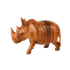 Носорог 20х12 см резьба коричневый суар