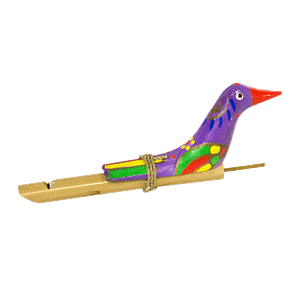 Свистулька Птичка австралийская роспись цвет в асс-те бамбук
