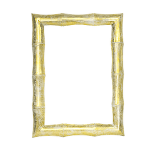 Рама для зеркала Бамбук 60х80 см inside 45х66 см White Gold