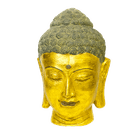 Голова Будды 20х36 см под состаренное золото