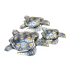 Черепахи Семья 25,20,15 см панцырь серебро серебрянные албезия
