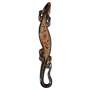 Панно настенное Геккон 100 см Цветок растительный узор резьба в ассортименте албезия