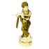 Фигура Кришна 25х58 см белое золото тело античное золото одежда