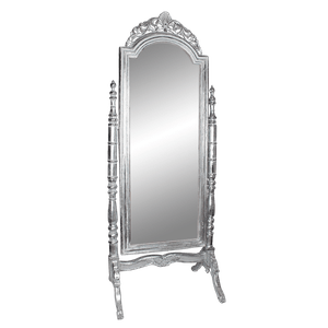 Рама для напольного зеркала Алегро 75х190 см inside 50х132 см White Silver