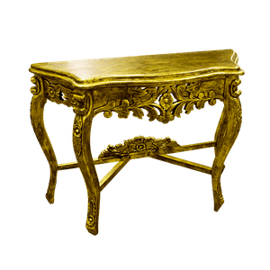 Стол консоль Варезе 102х75х36 см Gold Antic тиковое дерево