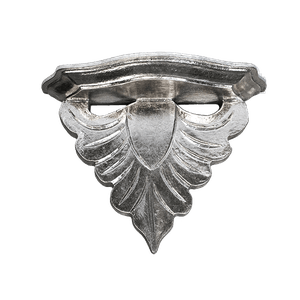 Полка Флёр де Лис 22х16х10 см Silver резьба албезия
