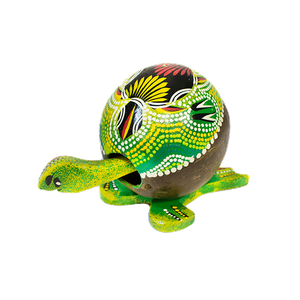 Черепашка 12 см качающая голова Черепашка зеленая австралийская мозаика в ассортименте кокос