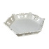 Поднос декоративный Гекса 36х6х31 см White Wash резьба албезия