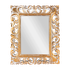 Рама резная для зеркала Варезе 50х60 см inside 32х42 см White Gold