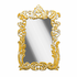 Рама резная для зеркала Анна 88х142 см White Gold