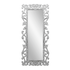 Рама резная для зеркала Дамаск 75х170 см inside 42х137 White Silver