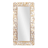 Рама резная для зеркала Флора 100х200 см inside 62х162 см White Gold
