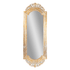 Рама резная для зеркала Алегро 60х170 см inside 44х130 см White Gold