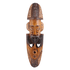 Маска настенная Тотем Шаман с трубкой 50 см роспись мазками резьба коричневая