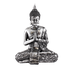 Будда Медитация  в позе лотоса 14х21 см античное серебро