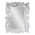 Рама резная для зеркала Дамаск Премиум 90х120 см inside 57х87 см Chrome Silver