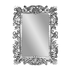 Рама резная для зеркала Дамаск Премиум 90х120 см inside 57х87 см Silver