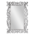 Рама резная для зеркала Богема 80х120 inside 52х92 см White Silver