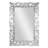 Рама резная для зеркала Афина 80х120 inside 52х92 см White Silver