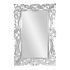 Рама резная для зеркала Флоренция 80х120 inside 52х91 см White Silver