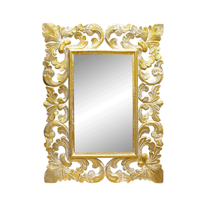 Рама резная для зеркала Афина 60х80 см inside 32х51 см White Gold