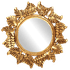 Рама резная для зеркала Элегия Премиум 80х80 см inside 42х42 см Gold