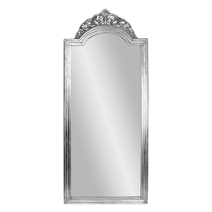 Рама резная для зеркала Алегро 70х170 см inside 61х144 см Silver