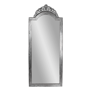 Рама резная для зеркала Алегро 70х170 см inside 61х144 см Chrome Silver