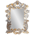 Рама резная для зеркала Анна Премиум 90х125 см inside 57х85 см White Gold Wash