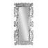 Зеркало в резной раме Дамаск Премиум 75х170 см inside 40х135 см Chrome Silver