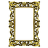 Зеркало в резной раме Ренессанс 70х100 см inside 40х70 см Gold Antic