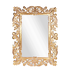 Зеркало в резной раме Дамаск Премиум 90х120 см inside 56х86 см Cream Gold
