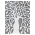 Картина маслом Древо 30х40 см монохром австралийская роспись