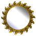 Зеркало Солнце Тасмания 60 см античное золото