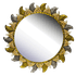 Зеркало Солнце Тасмания 60 см античное золото и серебро