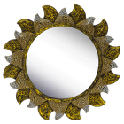Зеркало Солнце Тасмания 40 см античное золото