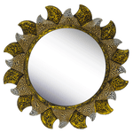 Зеркало Солнце Тасмания 40 см античное золото